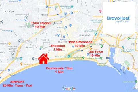 Appartamento Bh - Promenade Des Anglais - Climatisé, 4 Pers *